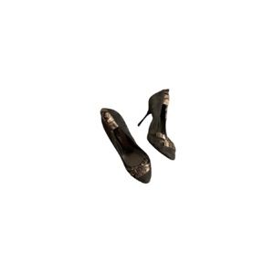 Dolce & Gabbana Grey Suede Ruffled Leather Pumps - Women’s Size 37